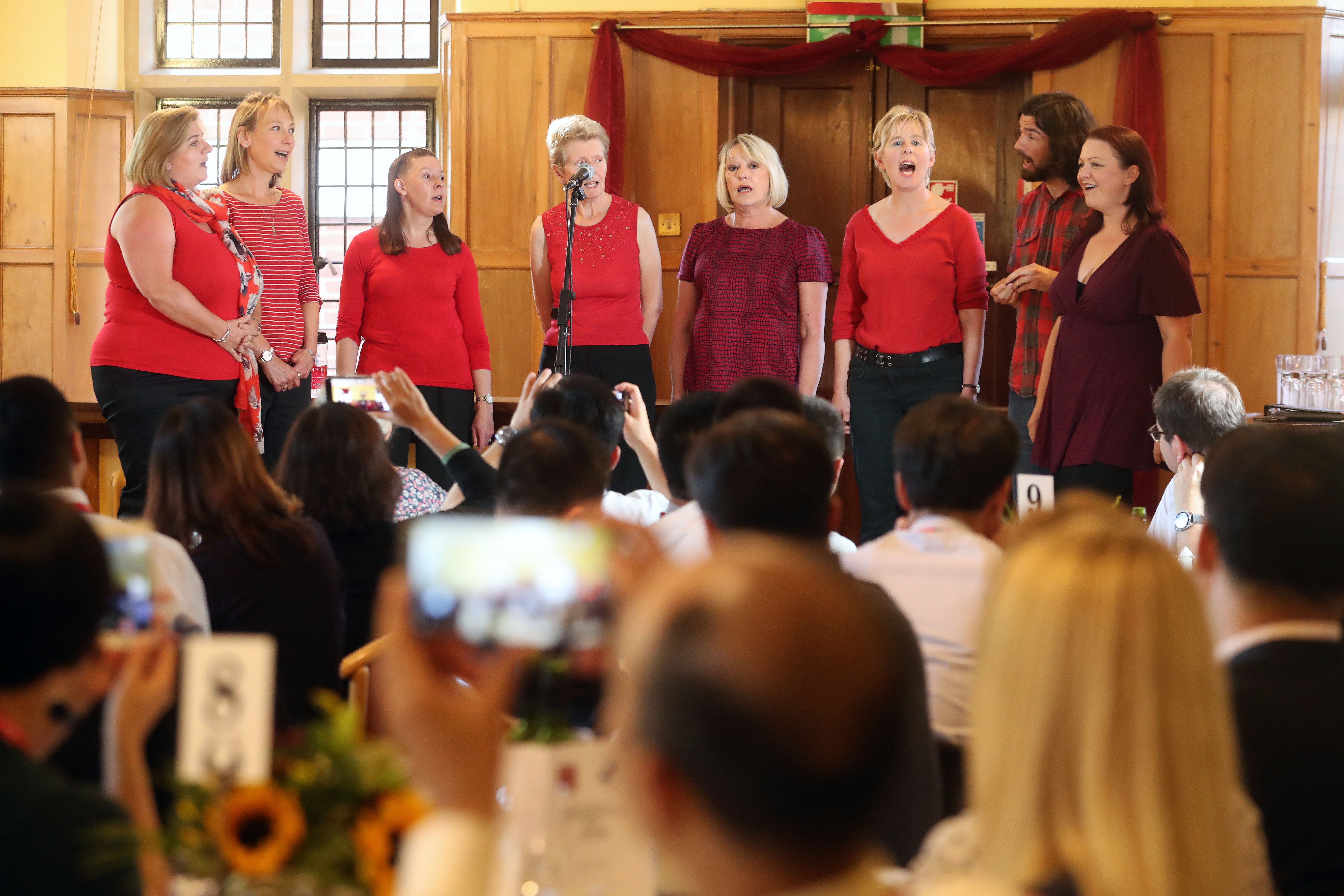 Welcome Dinner Cardiff University Staff Choir