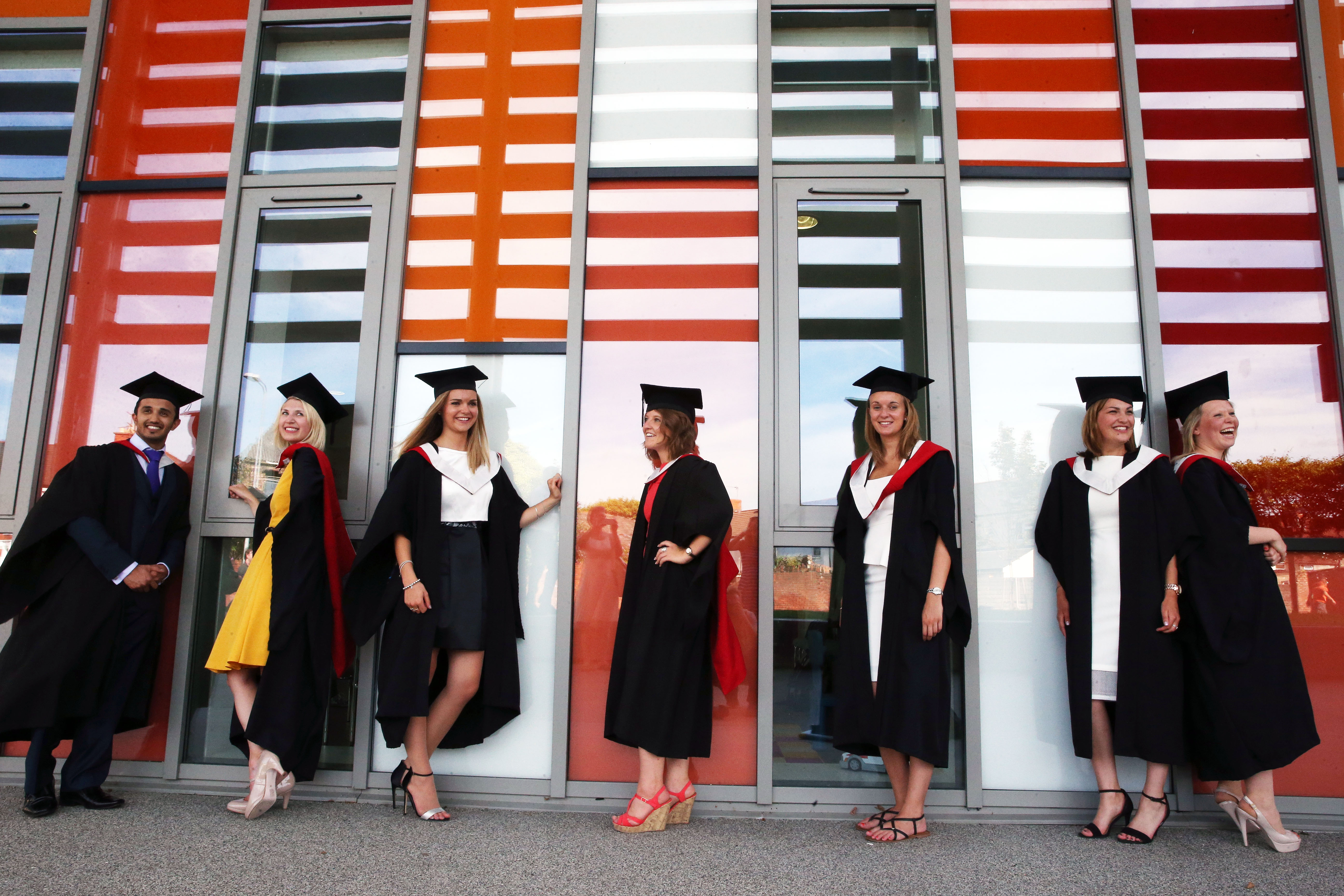 slim fit dress slacks Cardiff University Masters Mortarboard & Gown – Graduation UK main image 1